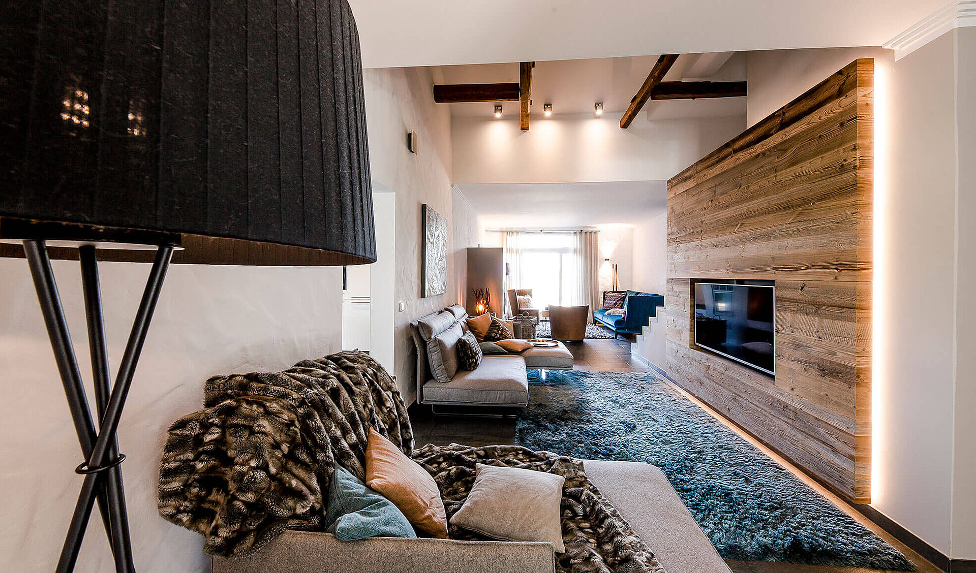 Einblick Wohnzimmer, Fernsehzimmer
