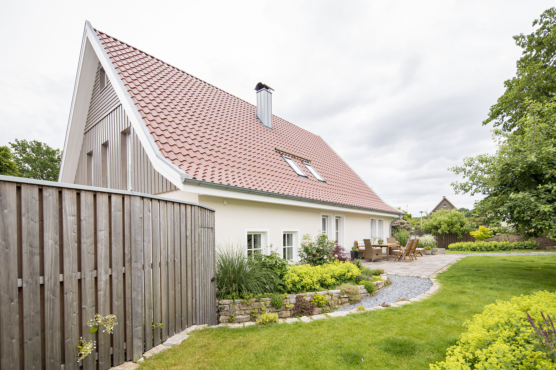 Partielle Fassadenverkleidung Einfamilienhause