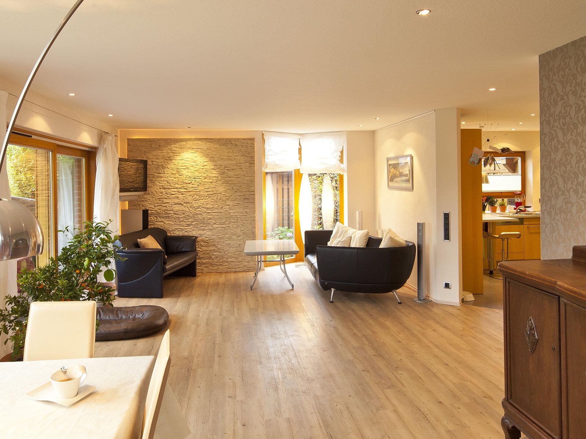 Designboden für das Wohnzimmer