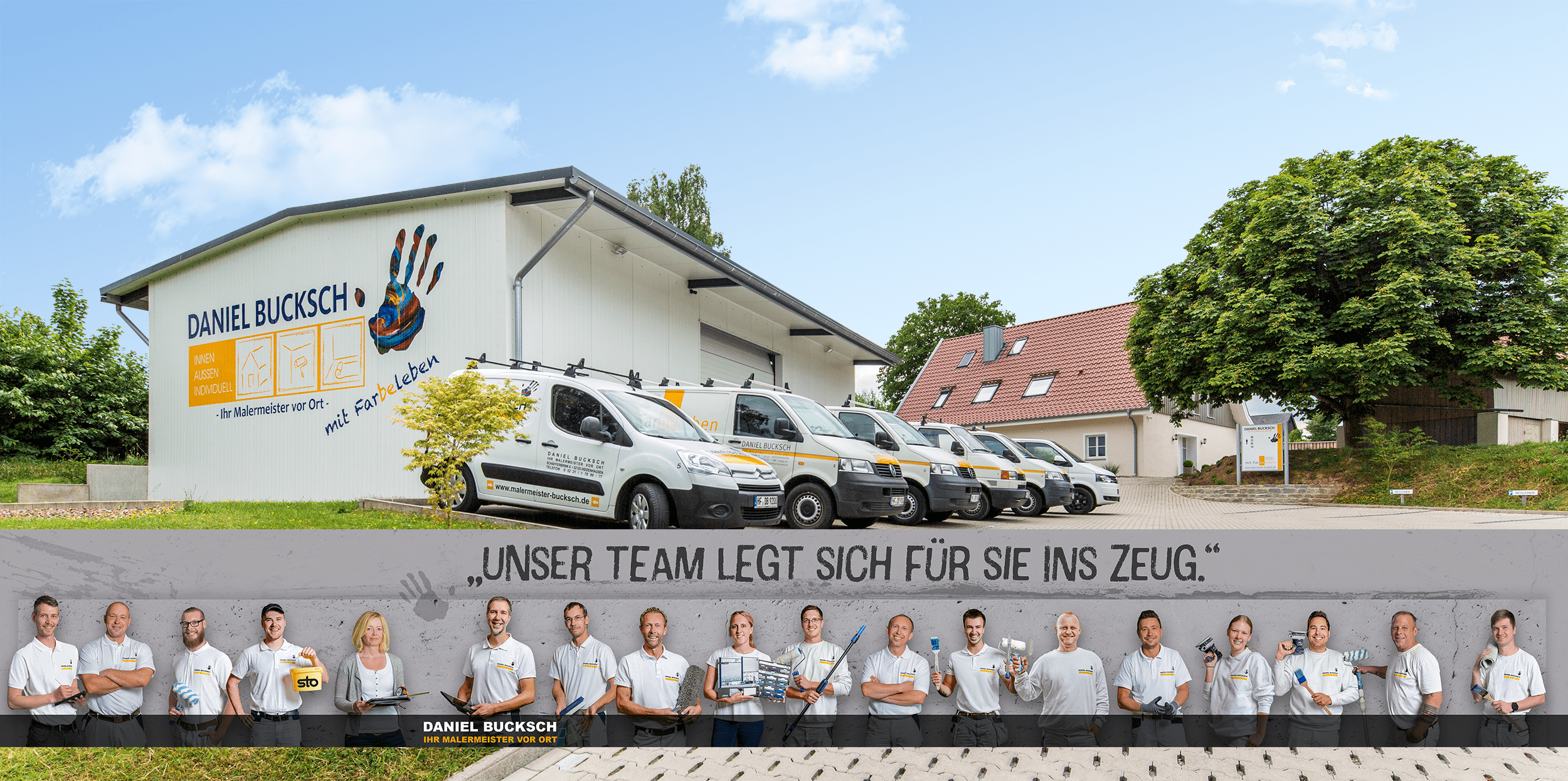 Das Team von Malermeister Bucksch